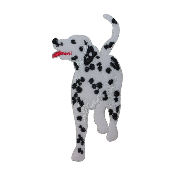 ID 2836B Dalmatian Dog Pet Patch Firehouse Animal Embroidered Iron On Applique