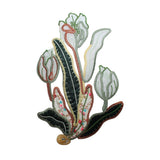 ID 6953 Lace Flowers Blossom Patch Garden Plant Embroidered Iron On Applique