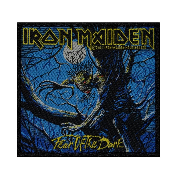 Iron Maiden Fear of the Dark Patch Album Art Heavy Metal Woven Sew On Applique