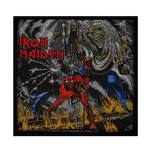 Iron Maiden The Number of the Beast Patch Album Art Metal Woven Sew On Applique