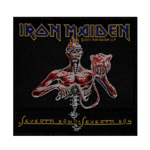 Iron Maiden Seventh Son Patch Album Art Heavy Metal Band Woven Sew On Applique