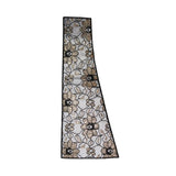ID 7114 Lace Flower Strip Patch Fashion Badge Craft Embroidered Iron On Applique