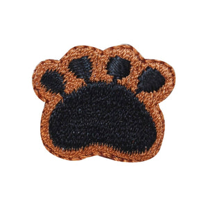 ID 2857 Lot of 3 Dog Paw Print Patch Puppy Pet Embroidered Iron On Applique