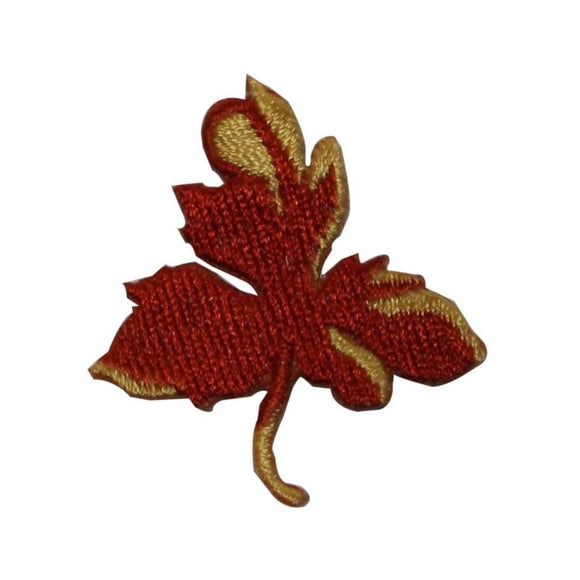 ID 7168 Fall Maple Tree Leaf Patch Nature Autumn Embroidered Iron On Applique