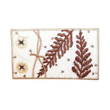 ID 7176 Leaf Nature Badge Patch Panel Design Tree Embroidered Iron On Applique