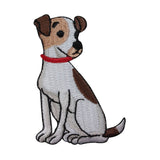 ID 2771 Terrier Dog Patch Jack Russell Puppy Breed Embroidered Iron On Applique