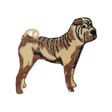 ID 2800 Shar Pei Dog Patch Saggy Skin Puppy Breed Embroidered Iron On Applique