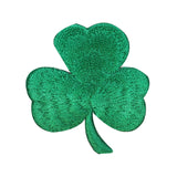 ID 3305 Three Leaf Clover Patch ST Patrick's Day Embroidered Iron On Applique