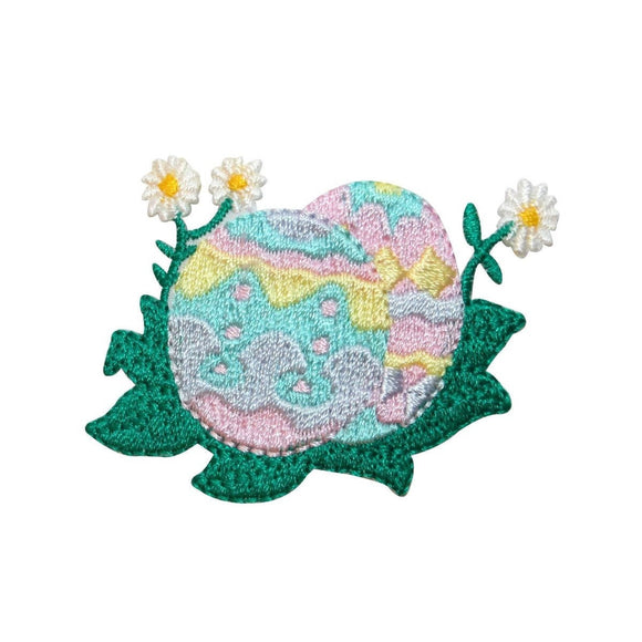ID 3337 Decorated Easter Eggs Patch Spring Holiday Embroidered Iron On Applique