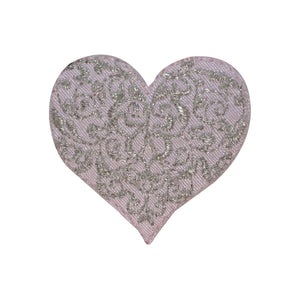 ID 3272A Fancy Heart Patch Valentines Day Love Embroidered Iron On Applique