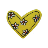ID 3275A Daisy Flower Patch Valentines Day Sun Love Embroidered Iron On Applique