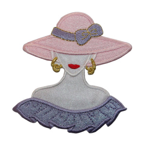 ID 7463 Fancy Woman Model Patch Mannequin Display Embroidered Iron On Applique