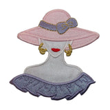 ID 7463 Fancy Woman Model Patch Mannequin Display Embroidered Iron On Applique