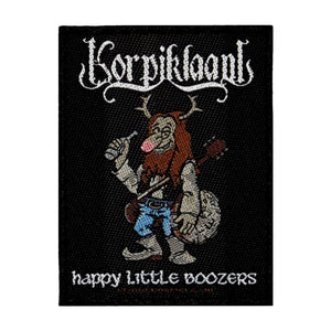 Korpiklaani Happy Little Boozers Patch Folk Metal Music Woven Sew On Applique