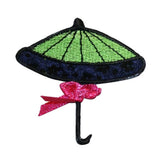 ID 3372A Fancy Umbrella Patch Rain Fashion Cover Embroidered Iron On Applique
