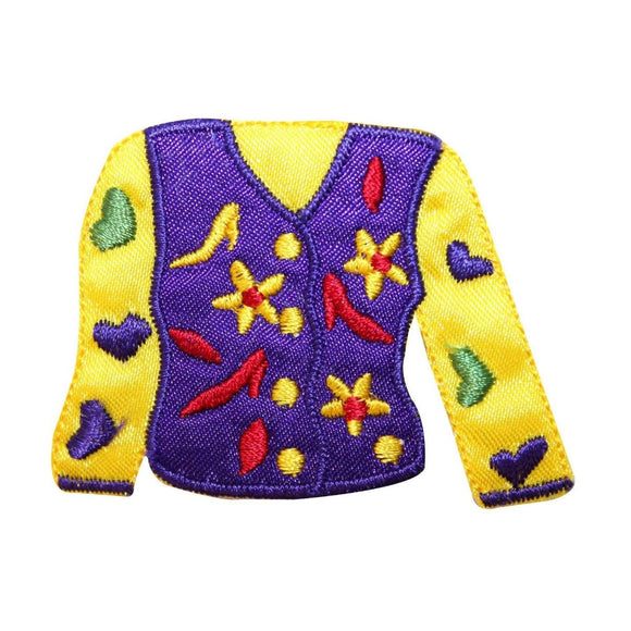 ID 7723 Decorative Sweater Vest Patch Mom Fashion Embroidered Iron On Applique