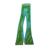 ID 7733 Bell Bottom Pants Patch Flares Hippie Disco Embroidered Iron On Applique