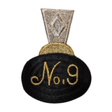 ID 7641 Love Potion No. 9 Perfume Patch Bottle Embroidered Iron On Applique