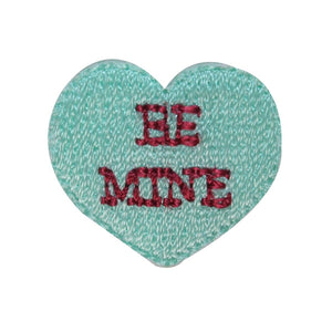 ID 3298B Be Mine Valentine Candy Patch Love Sweet Embroidered Iron On Applique