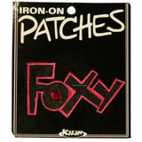 Foxy Jewel Name Tag Patch Novelty Girl Badge Symbol Embroidered Iron On Applique