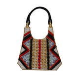 ID 7809 Fancy Hand Bag Patch Purse Shoulder Fashion Embroidered Iron On Applique