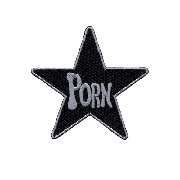 Porn Star Shape Badge Patch Symbol Film Movie Sign Embroidered Iron On Applique