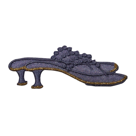 ID 7925 Slip On Heel Sandals Patch Shoe Slipper Embroidered Iron On Applique
