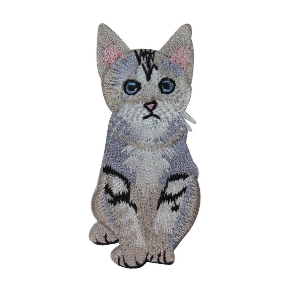 ID 3002 Kitty Cat Patch Kitten Cat Cute Baby Pet Embroidered Iron On Applique