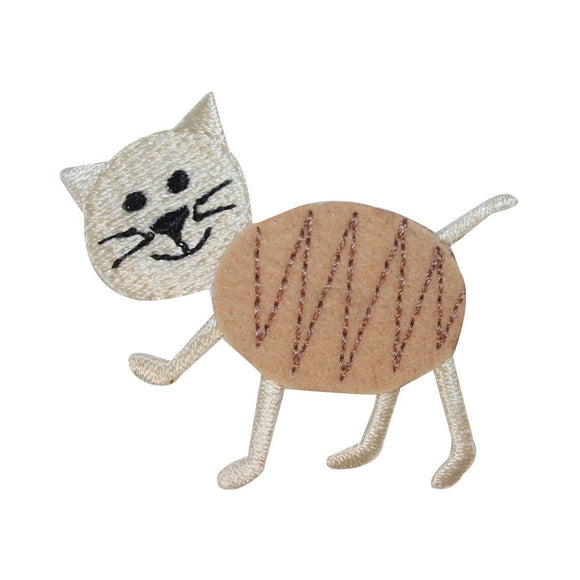 ID 3015 Cartoon Cat Patch Kitten Kitty Symbol Pet Embroidered Iron On Applique