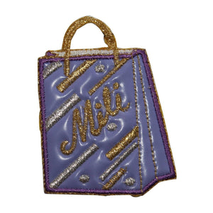ID 8374 Vinyl Mili Shop Bag Patch Store Fashion Embroidered Iron On Applique