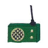 ID 3102 Old Fashion Radio Patch Retro Music Player Embroidered Iron On Applique