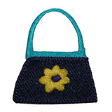 ID 8391 Daisy Flower Purse Patch Hand Bag Fashion Embroidered Iron On Applique
