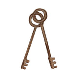 ID 3096 Skeleton Keys Patch Old Iron Key Lock Embroidered Iron On Applique
