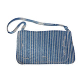 ID 8512 Shoulder Bag Purse Patch String Satchel Flap Embroidered IronOn Applique