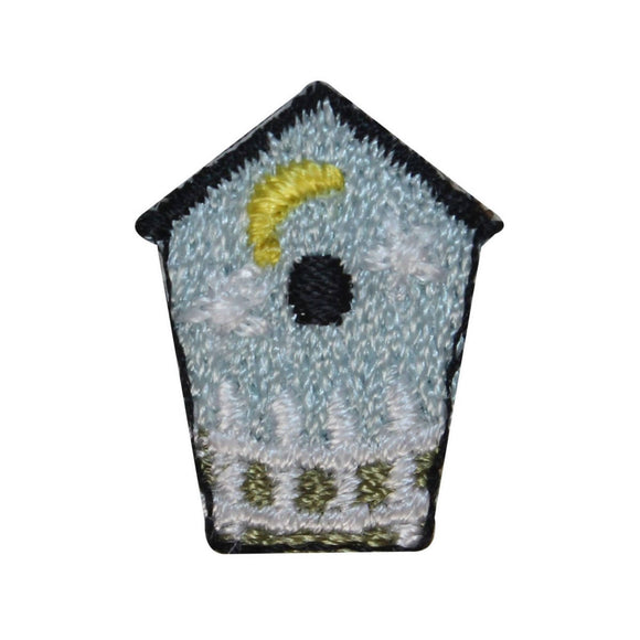 ID 3127 Lot of 3 Day Bird House Patch Nest Home Embroidered Iron On Applique