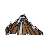 ID 3136 Snow Mountain Patch Hill Range Cliff Craft Embroidered Iron On Applique