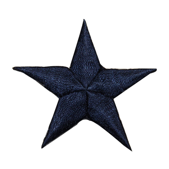 ID 3441 Navy Star Patch Symbol Space Night Sky Embroidered Iron On Applique