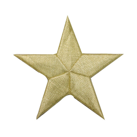 ID 3450 Yellow Star Patch Symbol Space Night Sky Embroidered Iron On Applique