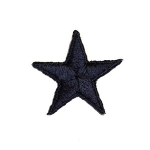 ID 3468F Navy Star Patch Night Sky Craft Symbol Embroidered Iron On Applique