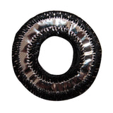 ID 8799 Black Reflective Circle Patch Symbol Ring Embroidered Iron On Applique