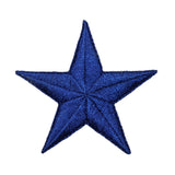 ID 3491 Blue Star Symbol Patch Night Sky Symbol Embroidered Iron On Applique