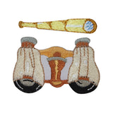 ID 3181AB Set of 2 Binoculars Spyglass Patch Sail Embroidered Iron On Applique