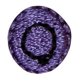 ID 8973 Lot of 3 Purple Circle Dot Patch Shape Eye Embroidered Iron On Applique