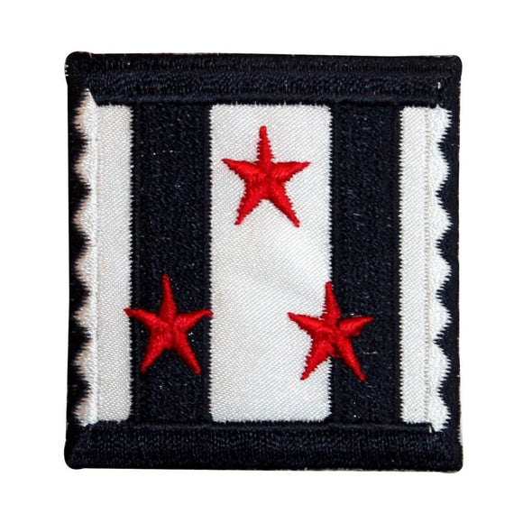 ID 8980 Stars Stripes Badge Patch Patch Patriotic Embroidered Iron On Applique