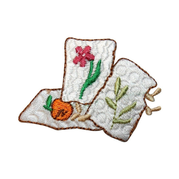ID 9043 Plant Seed Packages Patch Garden Grow Plant Embroidered Iron On Applique