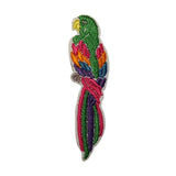 ID 3569 Colorful Parrot Patch Exotic Pet Bird Embroidered Iron On Applique