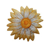 ID 6029 Yellow Sunflower Bloom Patch Blossom Garden Embroidered Iron On Applique