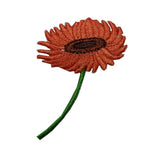 ID 6359 Orange Daisy Flower Patch Garden Blossom Embroidered Iron On Applique