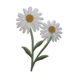 ID 6750 Daisy Flowers Patch Garden Blossom Spring Embroidered Iron On Applique