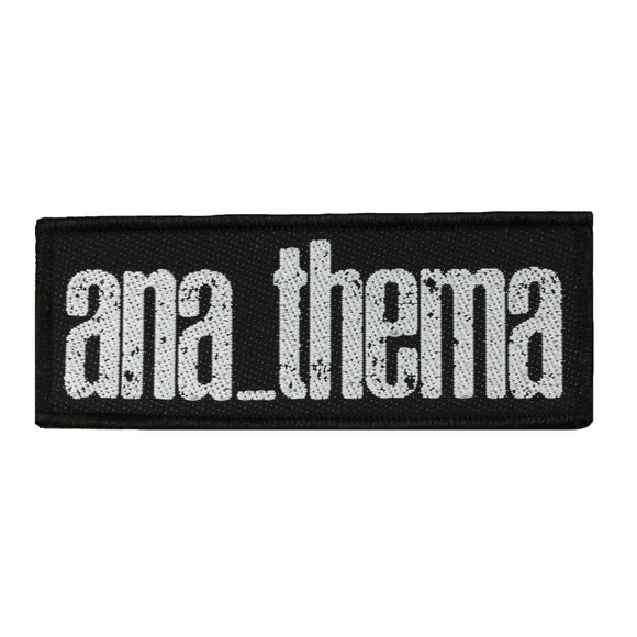 Anathema Band Logo Patch British Rock Metal DIY Jacket Woven Sew On Applique